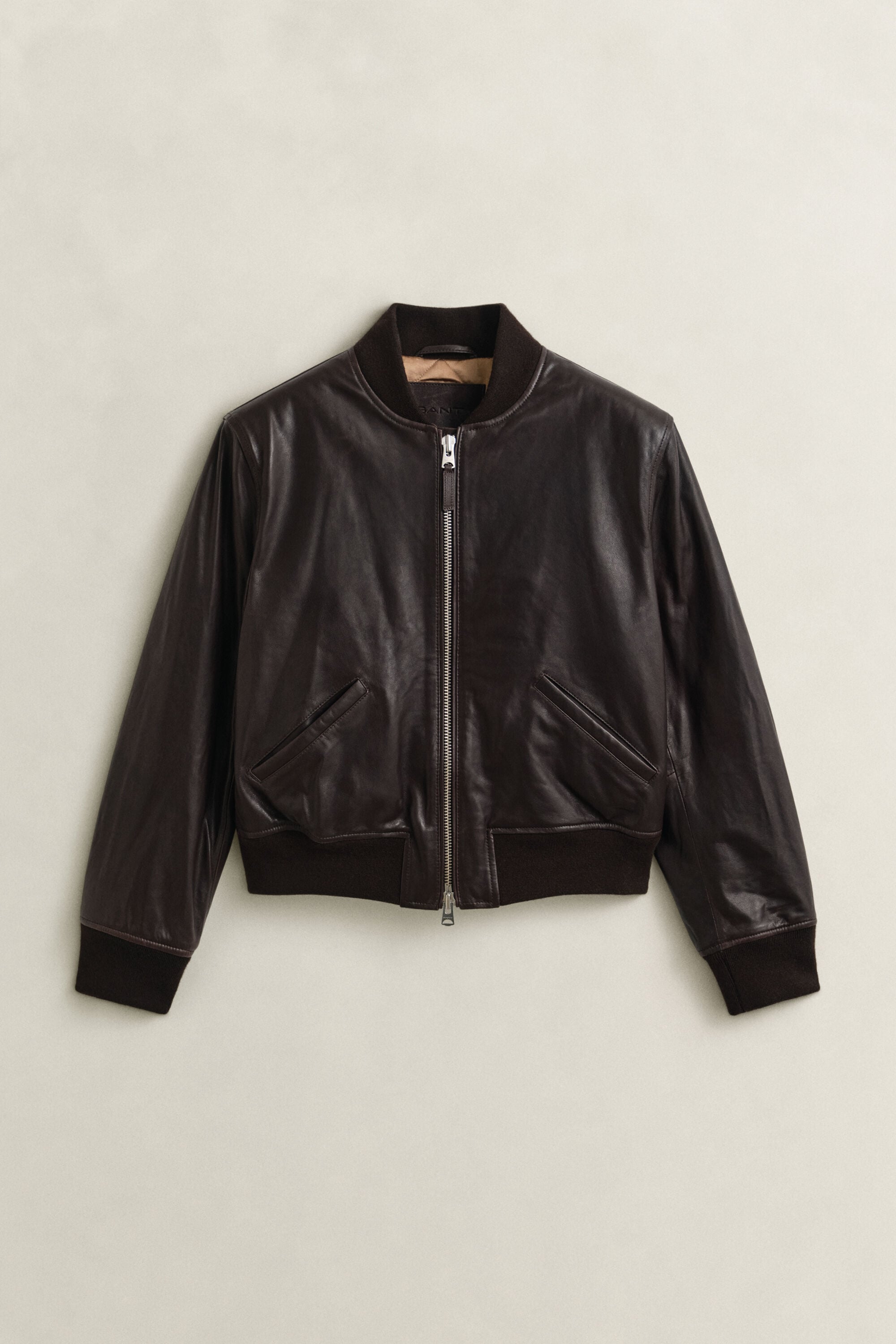 Bomberjacke aus Leder