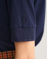 Detail Collar Piqu&eacute; Poloshirt