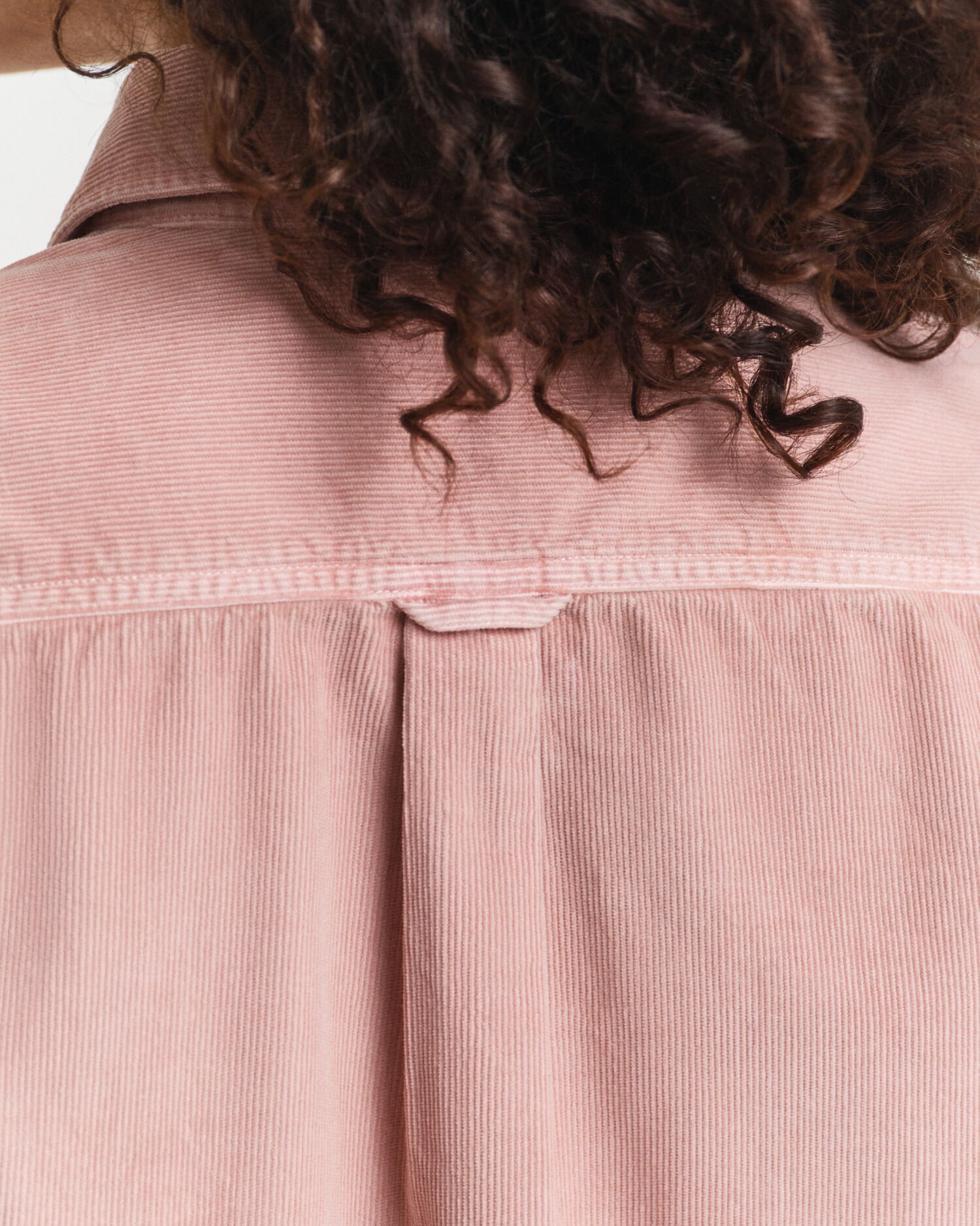 Chemise coupe regular en velours côtelé