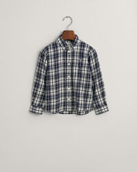 Kids Regular Fit Flanellhemd mit Karomuster