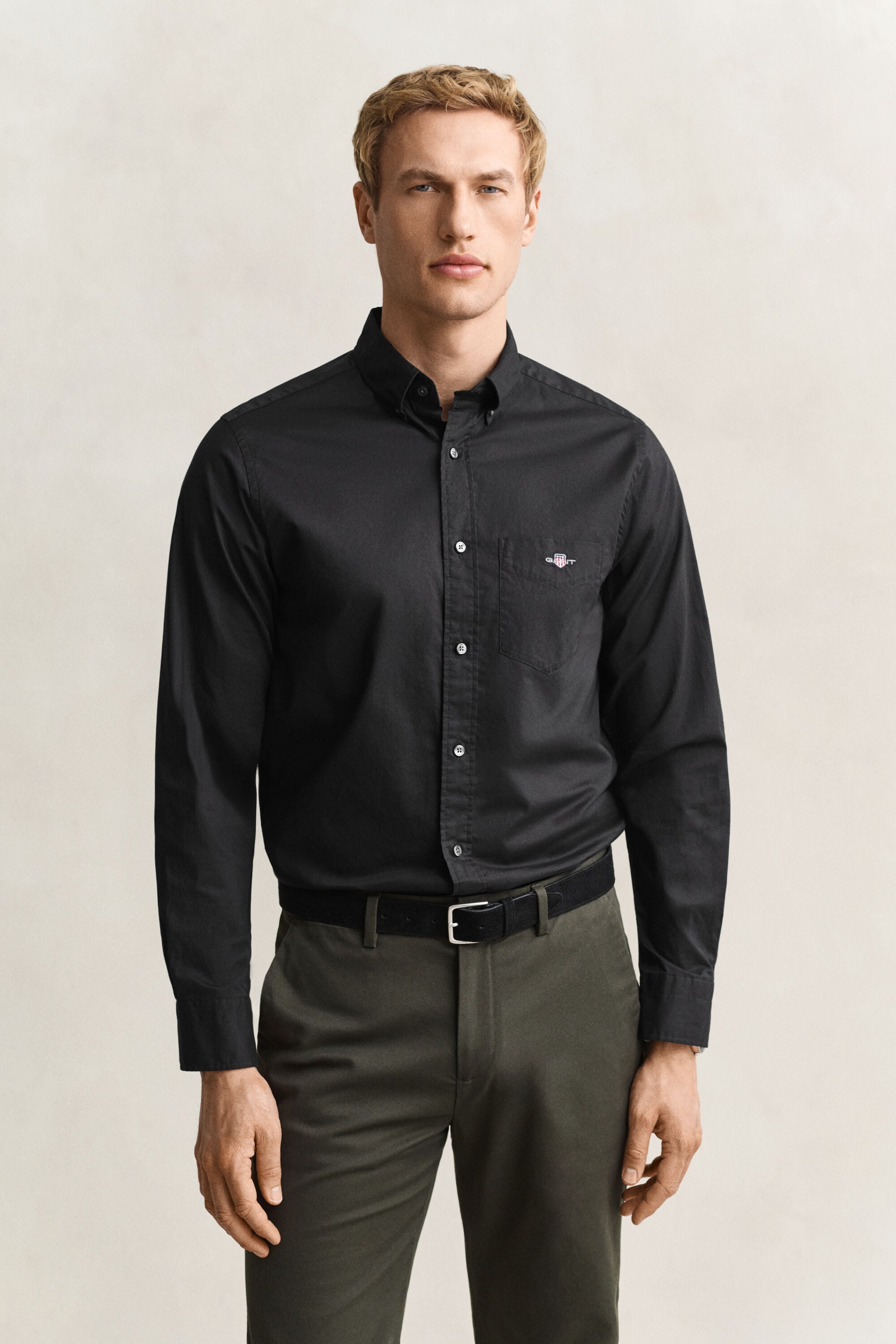 Classic Regular Fit Popeline Hemd