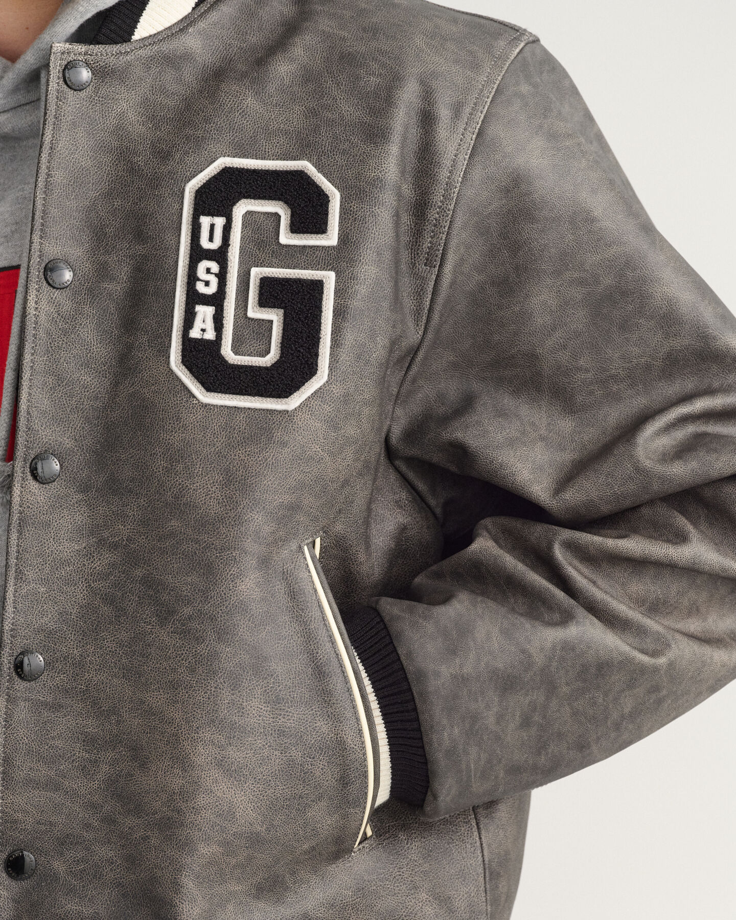 GANT Varsity Jacket aus Leder