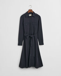 Hemdblusenkleid mit Tasche