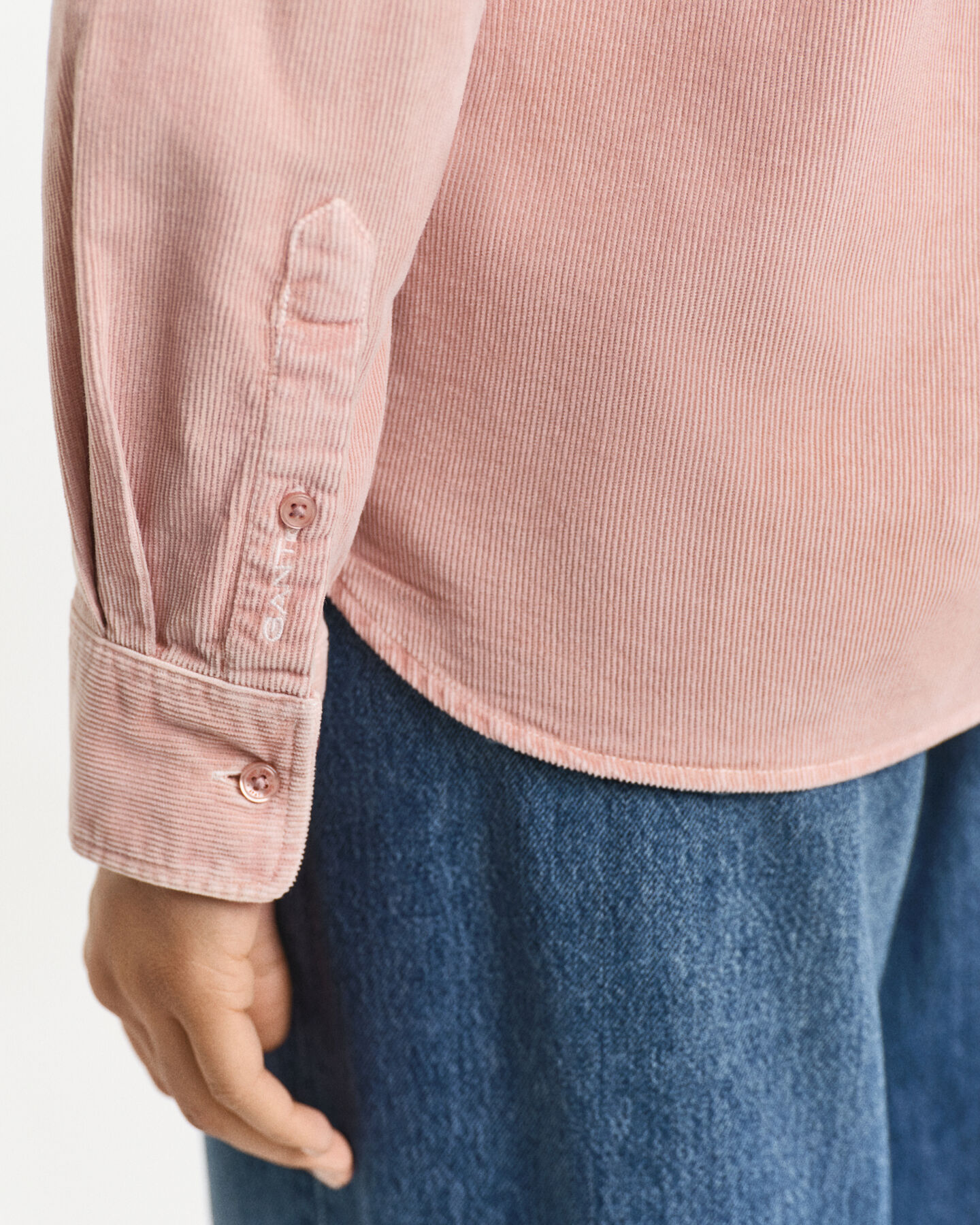 Regular Fit Cordbluse