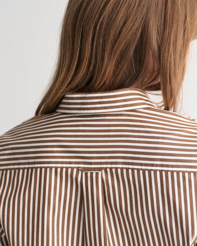 Regular Fit Classic Popeline Hemd mit Streifen