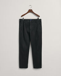 Tapered Bundfaltenhose