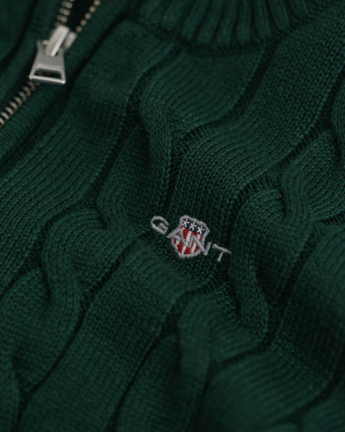 Kids Troyer aus Baumwolle mit Zopfmuster