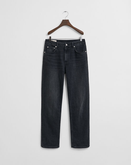 Stretch-Jeans mit geradem Bein