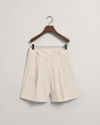 Stretch Leinen Shorts