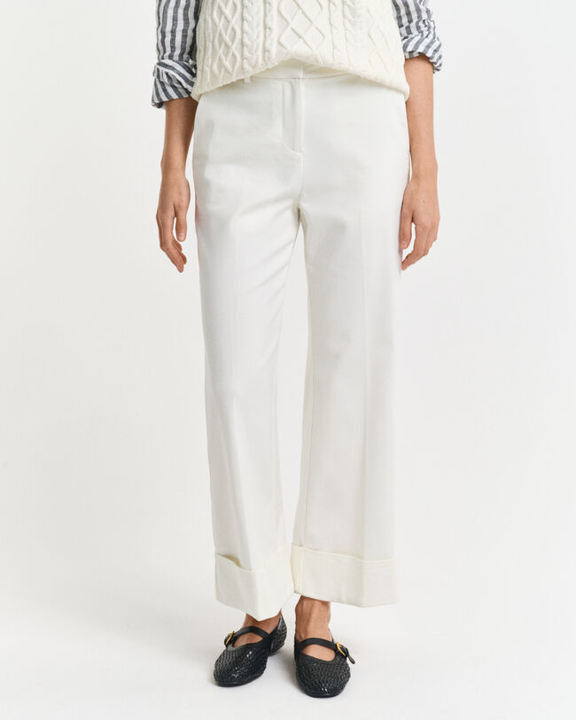 Bügelfaltenhose mit Aufschlag