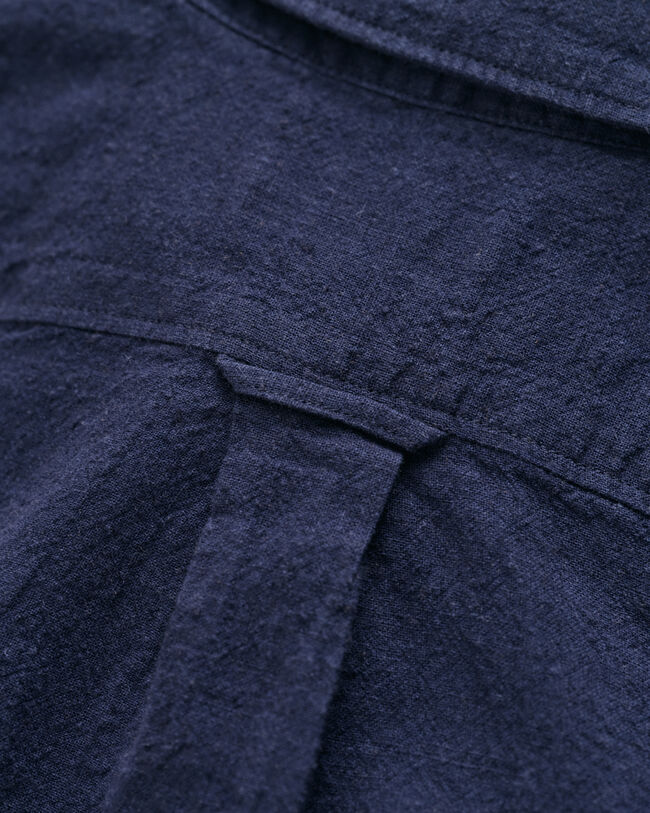 Kids Kurzarmhemd aus Baumwolle und Leinen