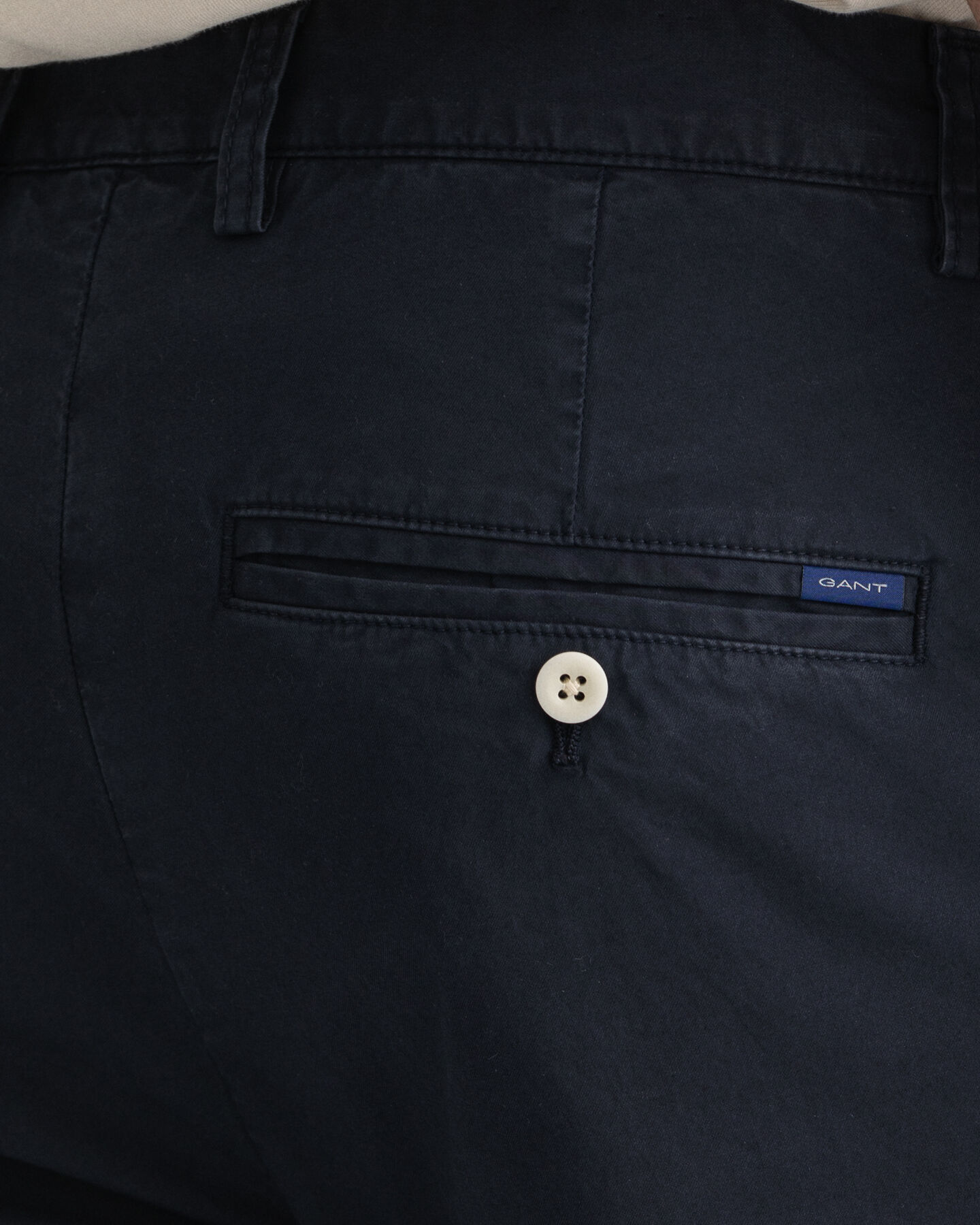 Hallden Slim Fit Sunfaded Chinohose