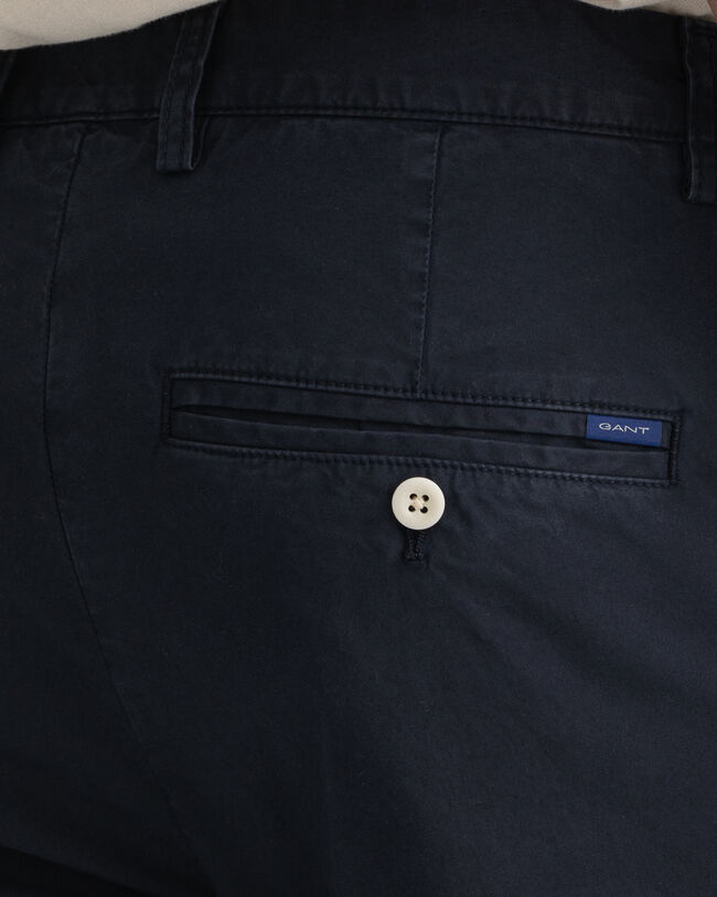 Hallden Slim Fit Sunfaded Chinohose