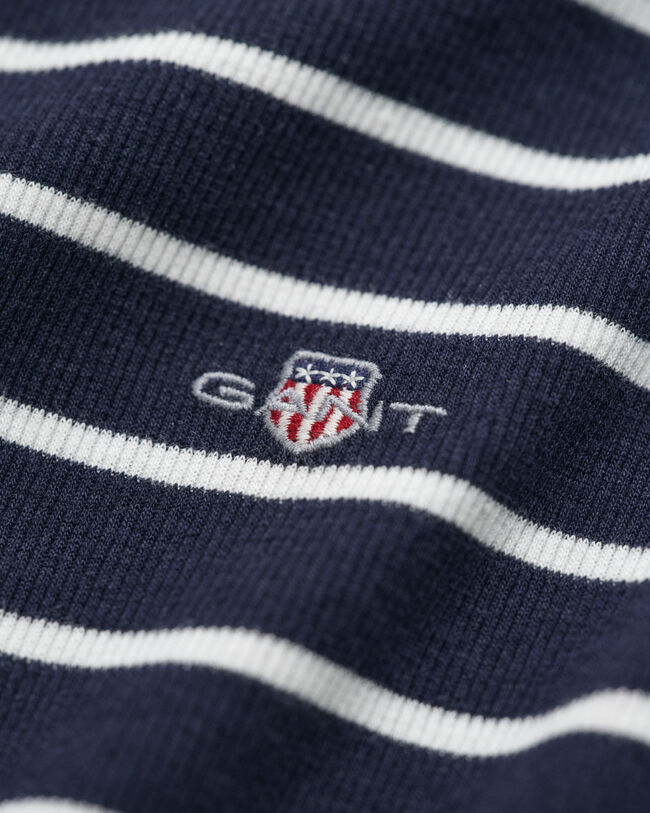 Teen Girls Shield T-Shirt mit Streifen