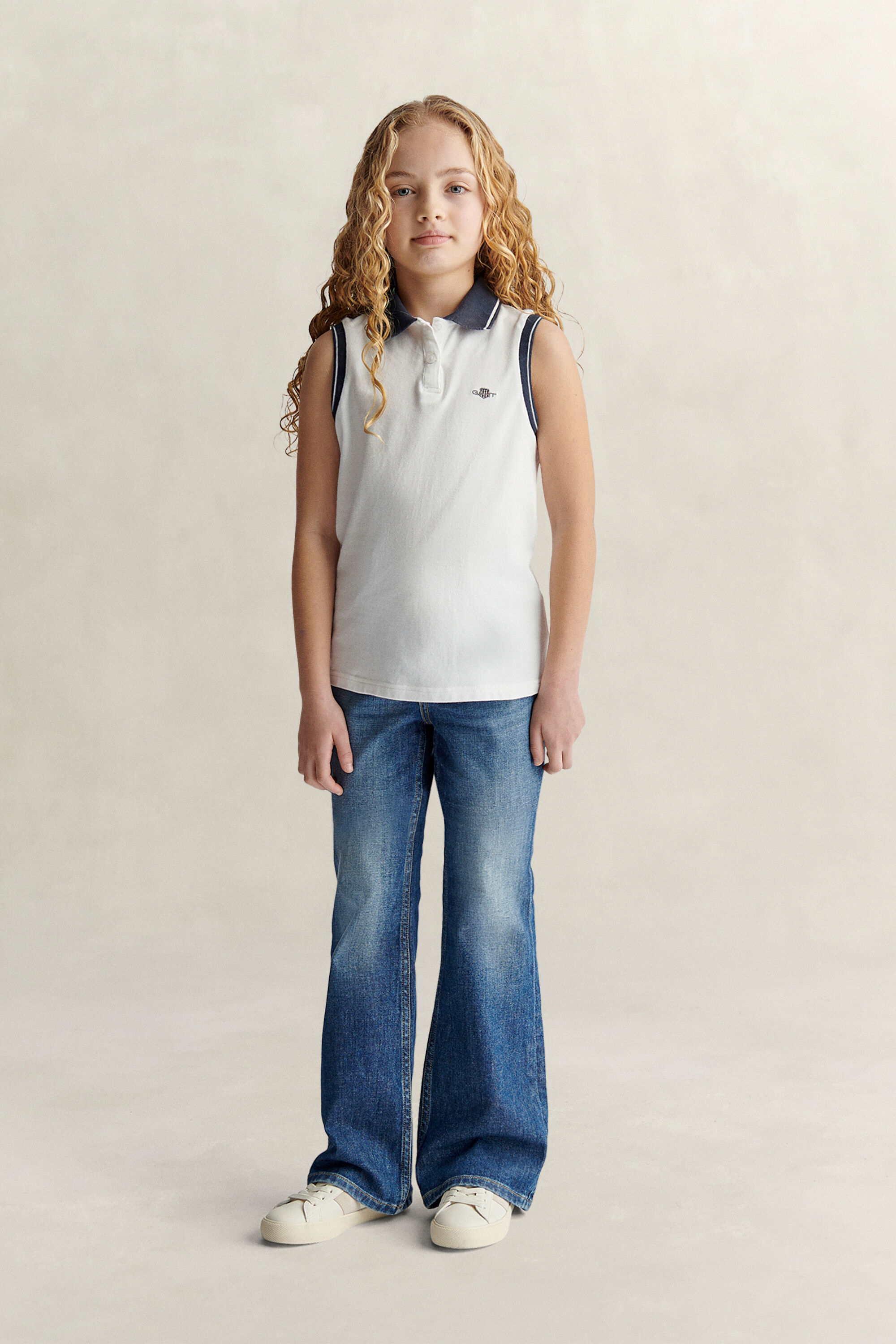 Polo sans manches Ado Fille