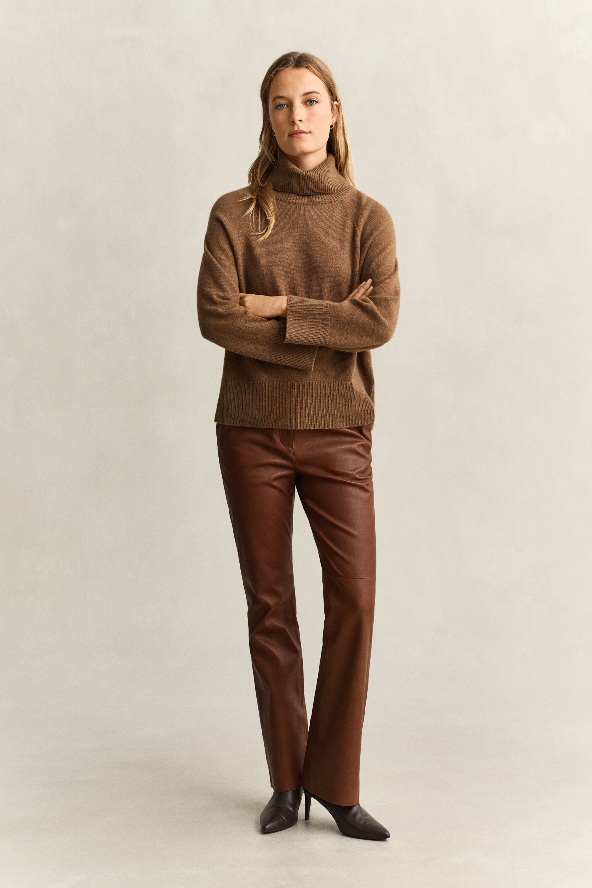 Rollkragenpullover aus Wolle und Kaschmir