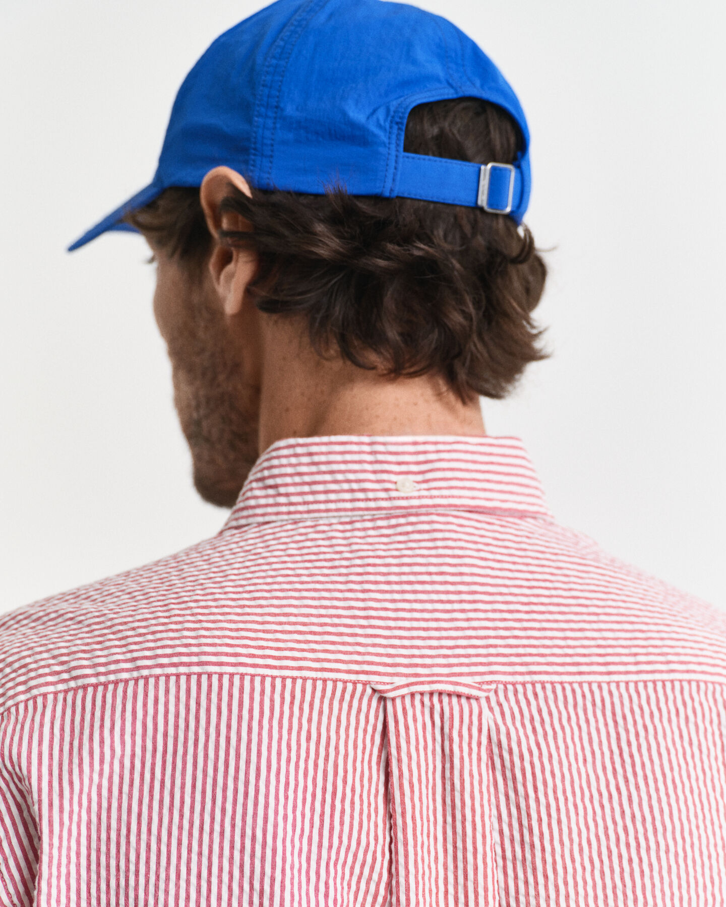 Regular Fit Seersucker Hemd mit Streifen