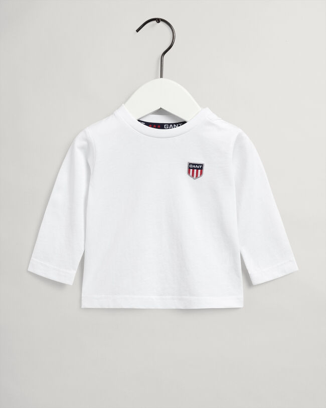 Baby Boy Retro Shield Langarm-T-Shirt