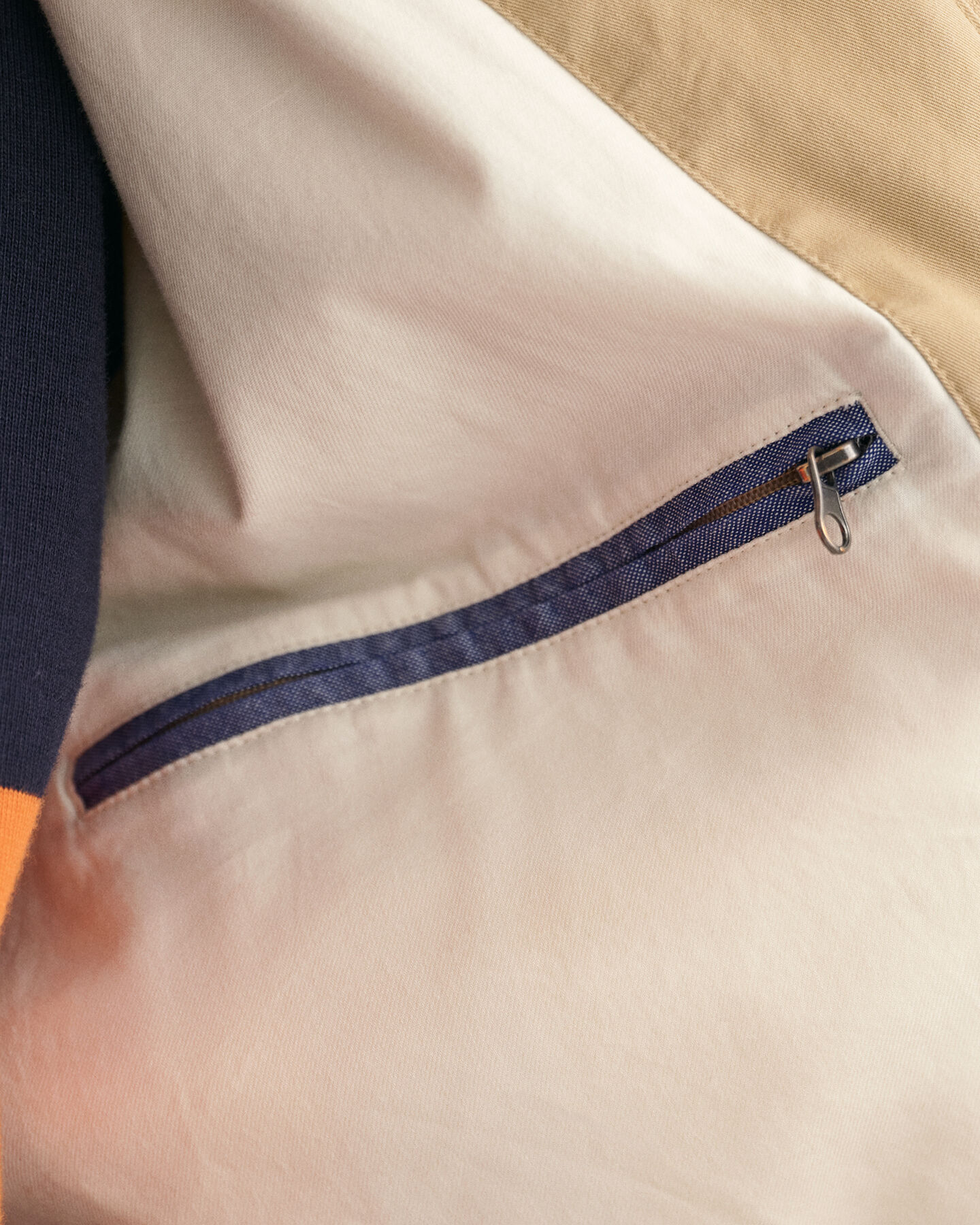 Windcheater Jacke aus Baumwolle