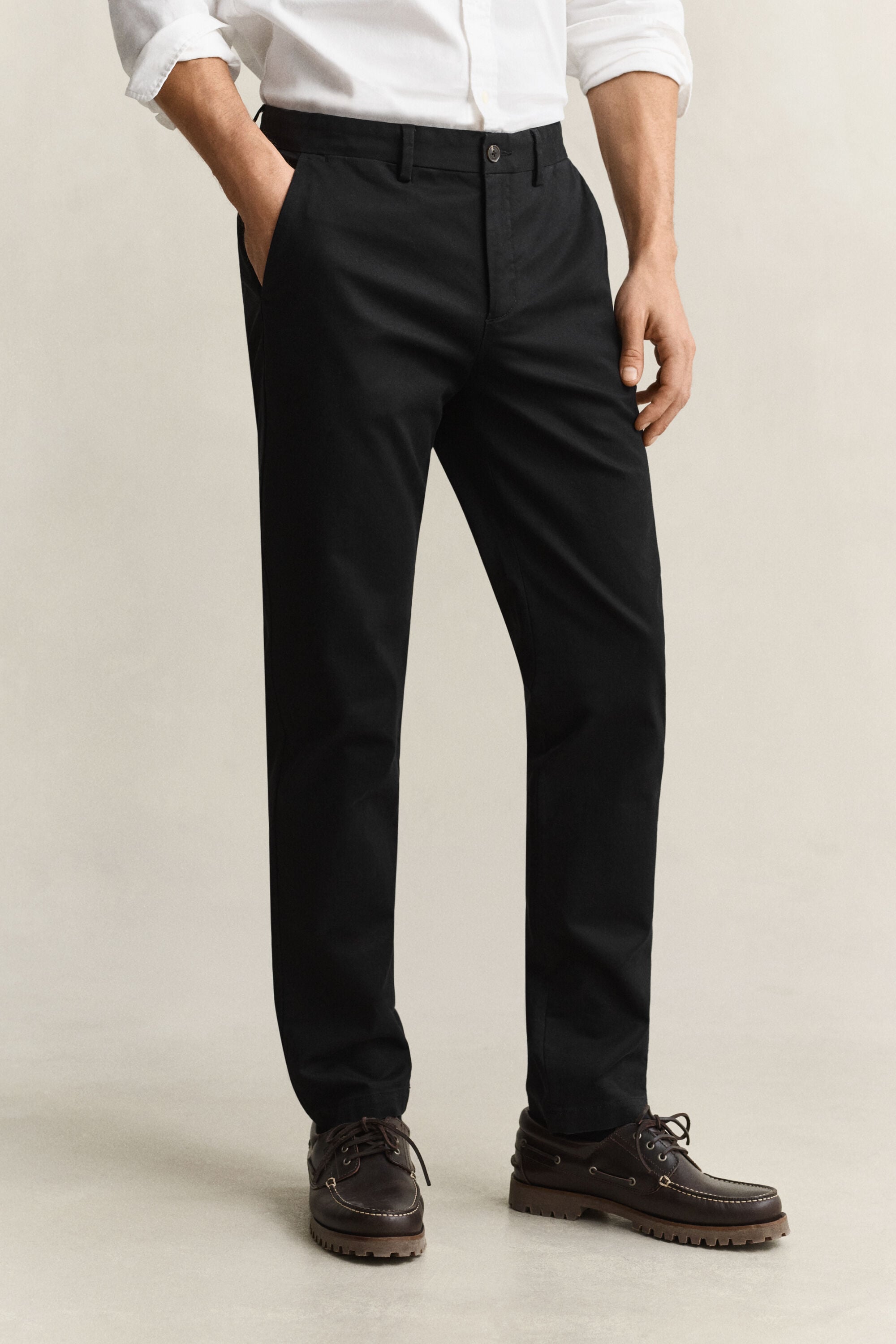 Elegante Slim Fit Chinohose