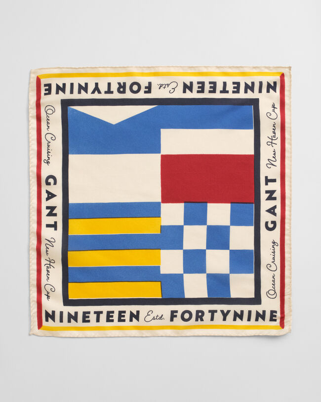 Signal Flag Einstecktuch mit Print