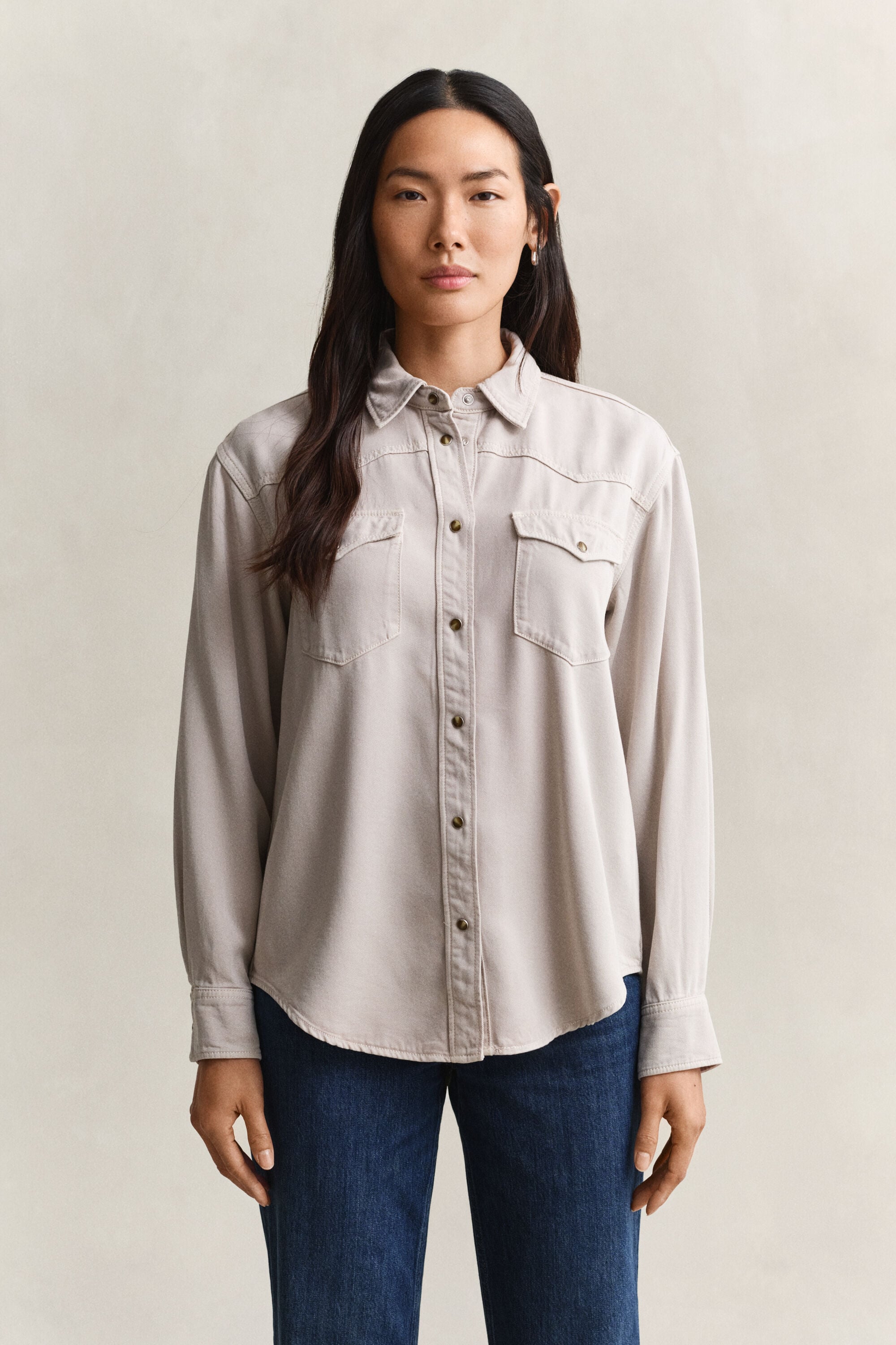 Ranger Bluse aus Denim-Twill