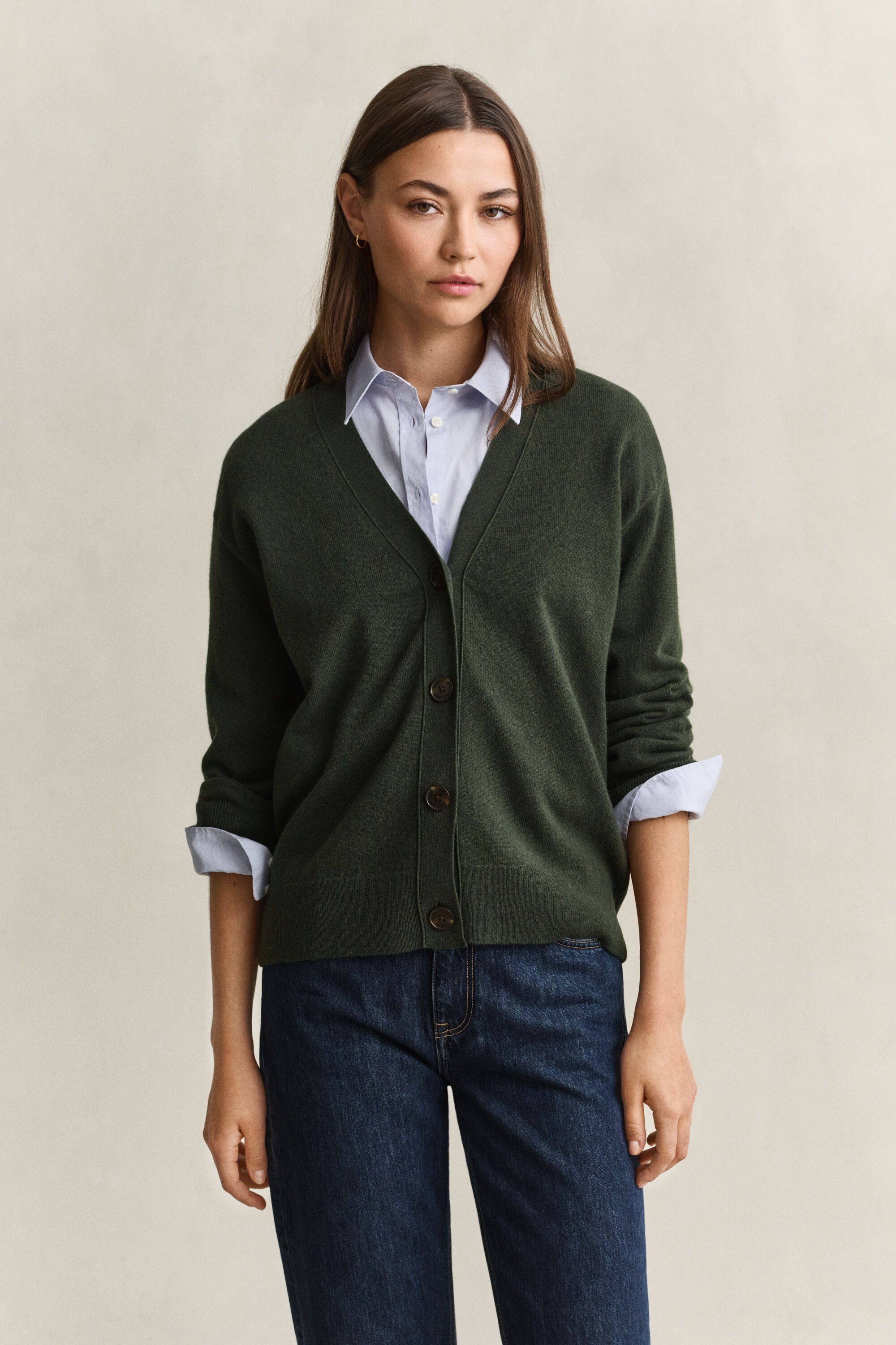 Superfine Lambswool Strickjacke