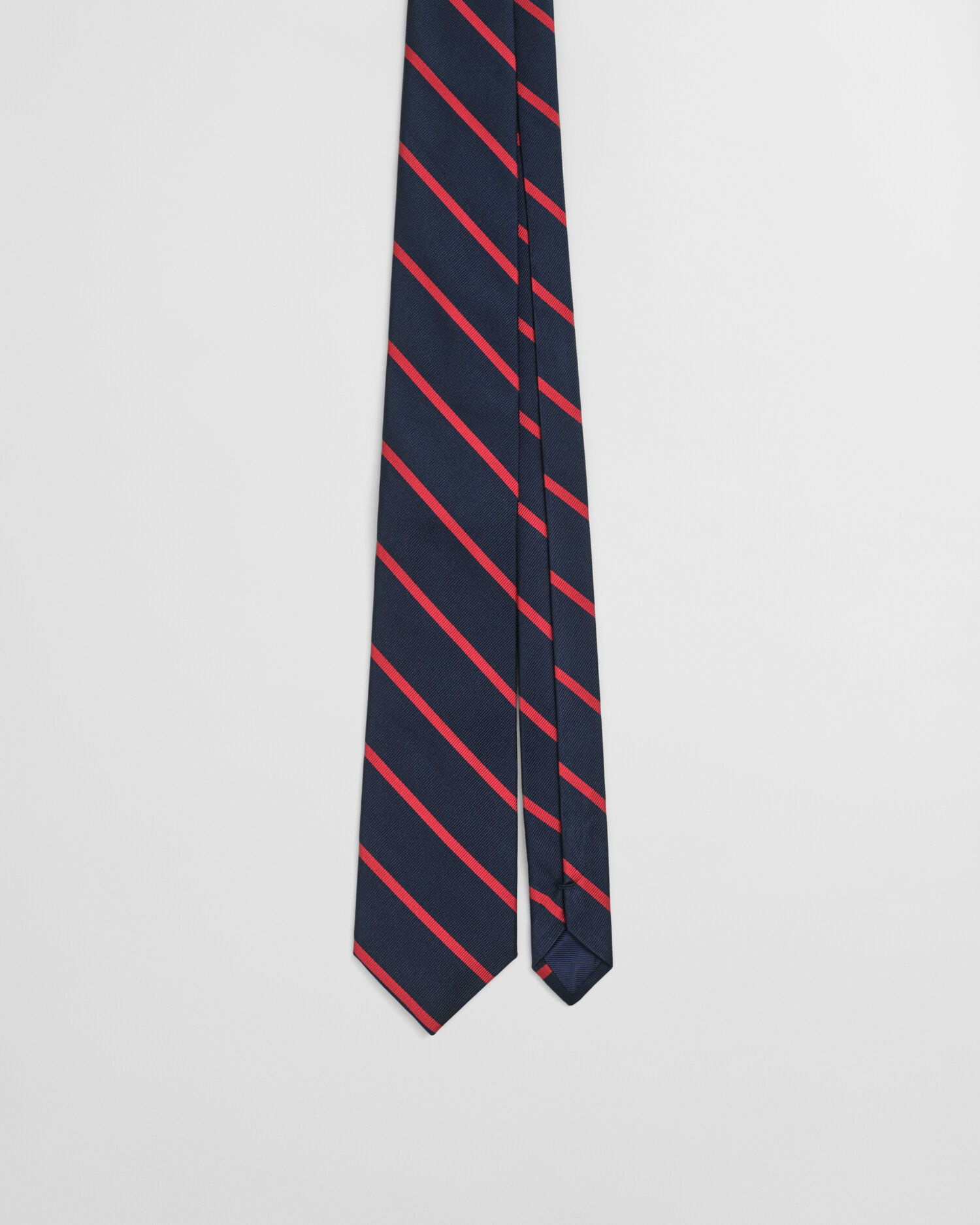 Gestreifte Seidenkrawatte