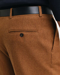 Relaxed Fit Anzughose aus Wollflanell