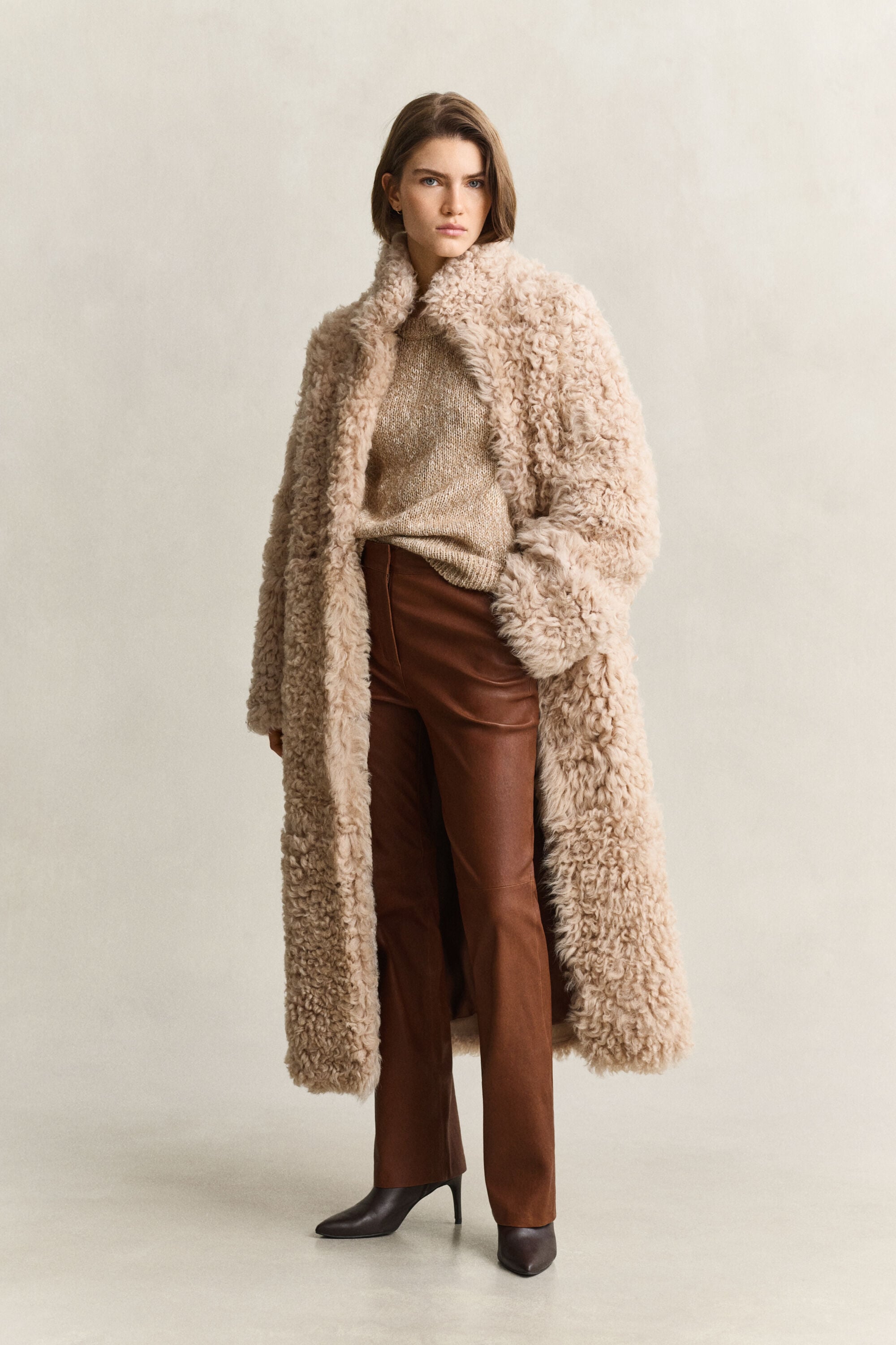 Cappotto in shearling
