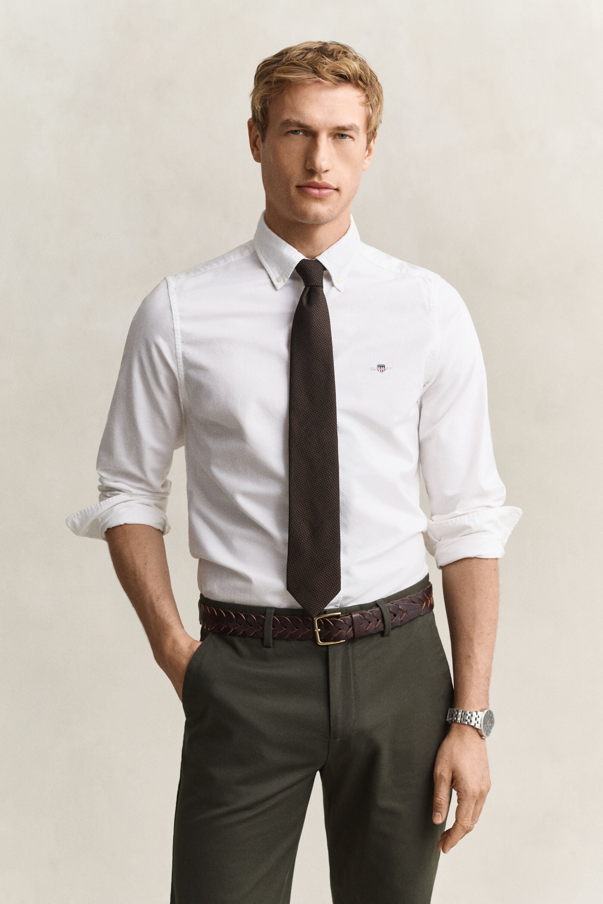 Classic Slim Fit Oxford-Hemd