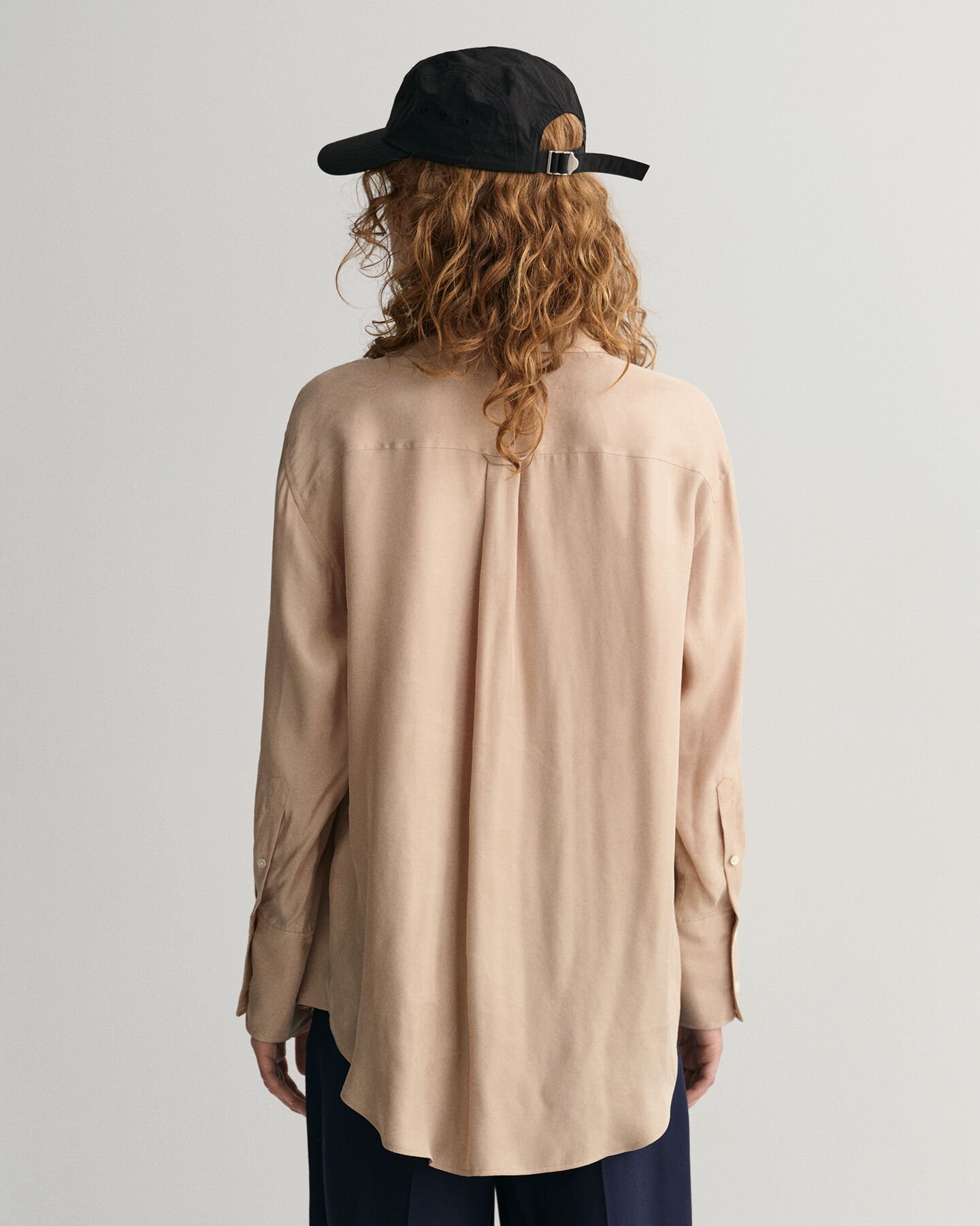 Relaxed Fit Bluse mit Pattentaschen