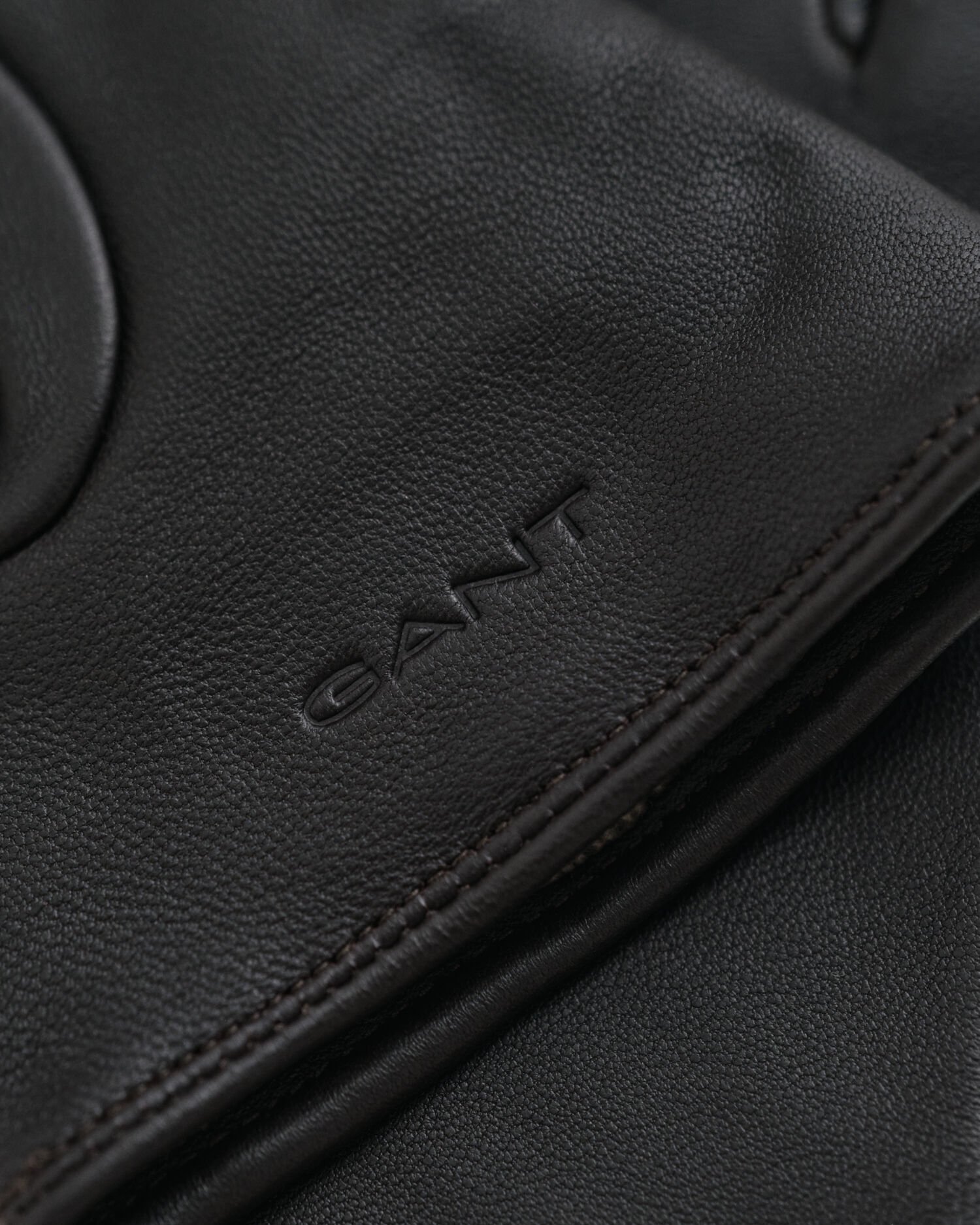 Buttoned Leather Gloves