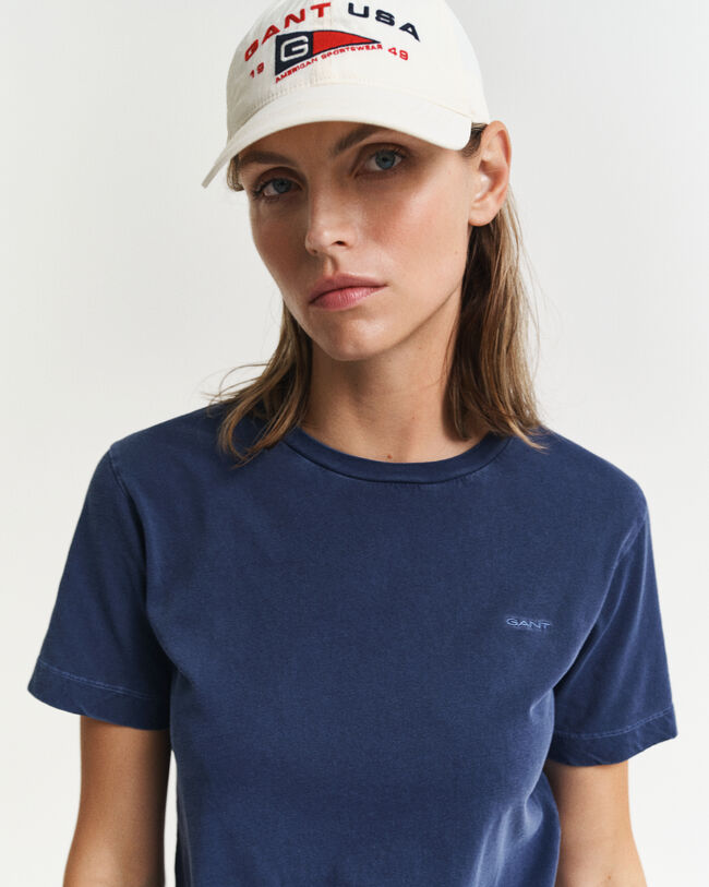 Sunfaded Rundhals-T-Shirt