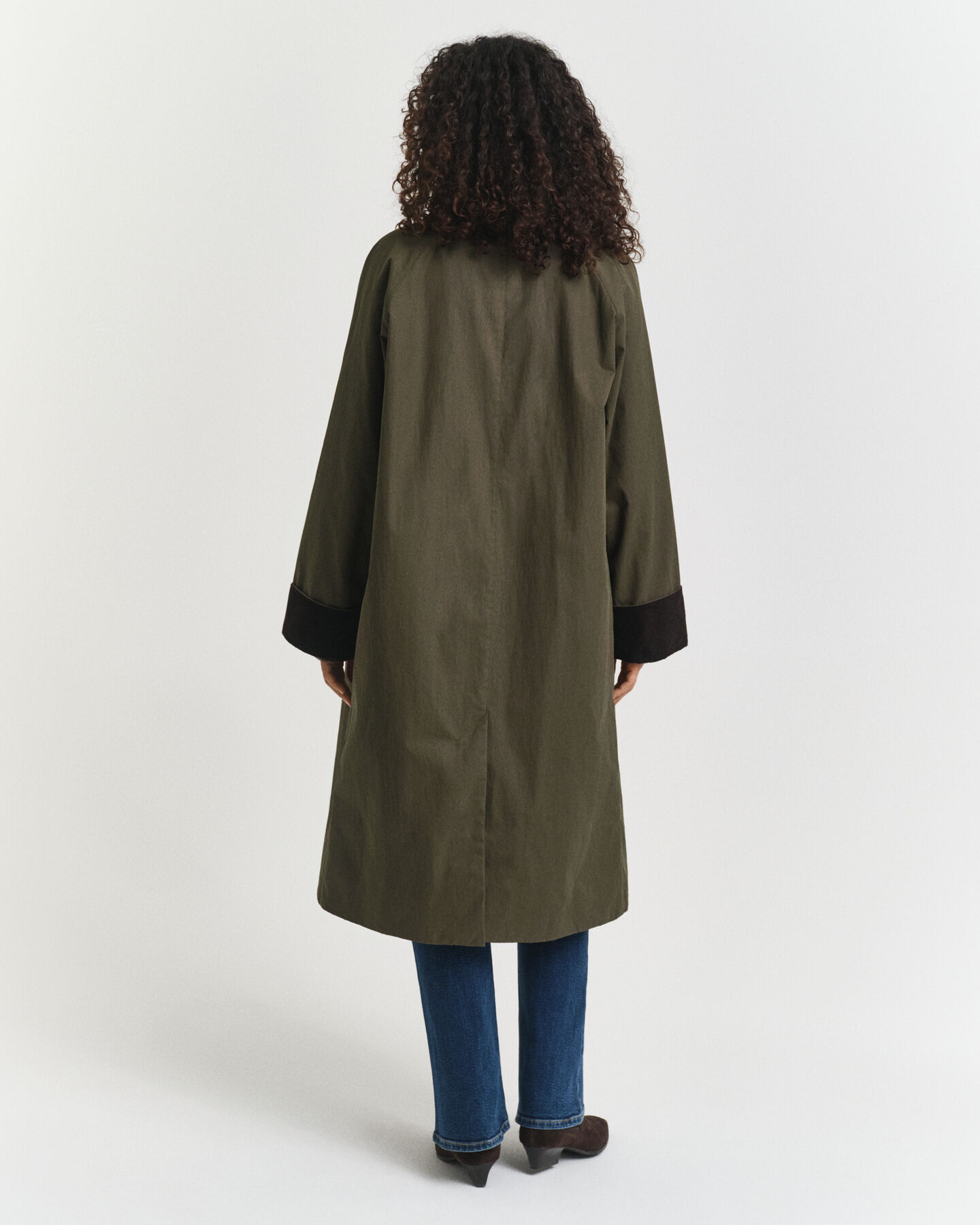 Waxed Cotton Kurzmantel