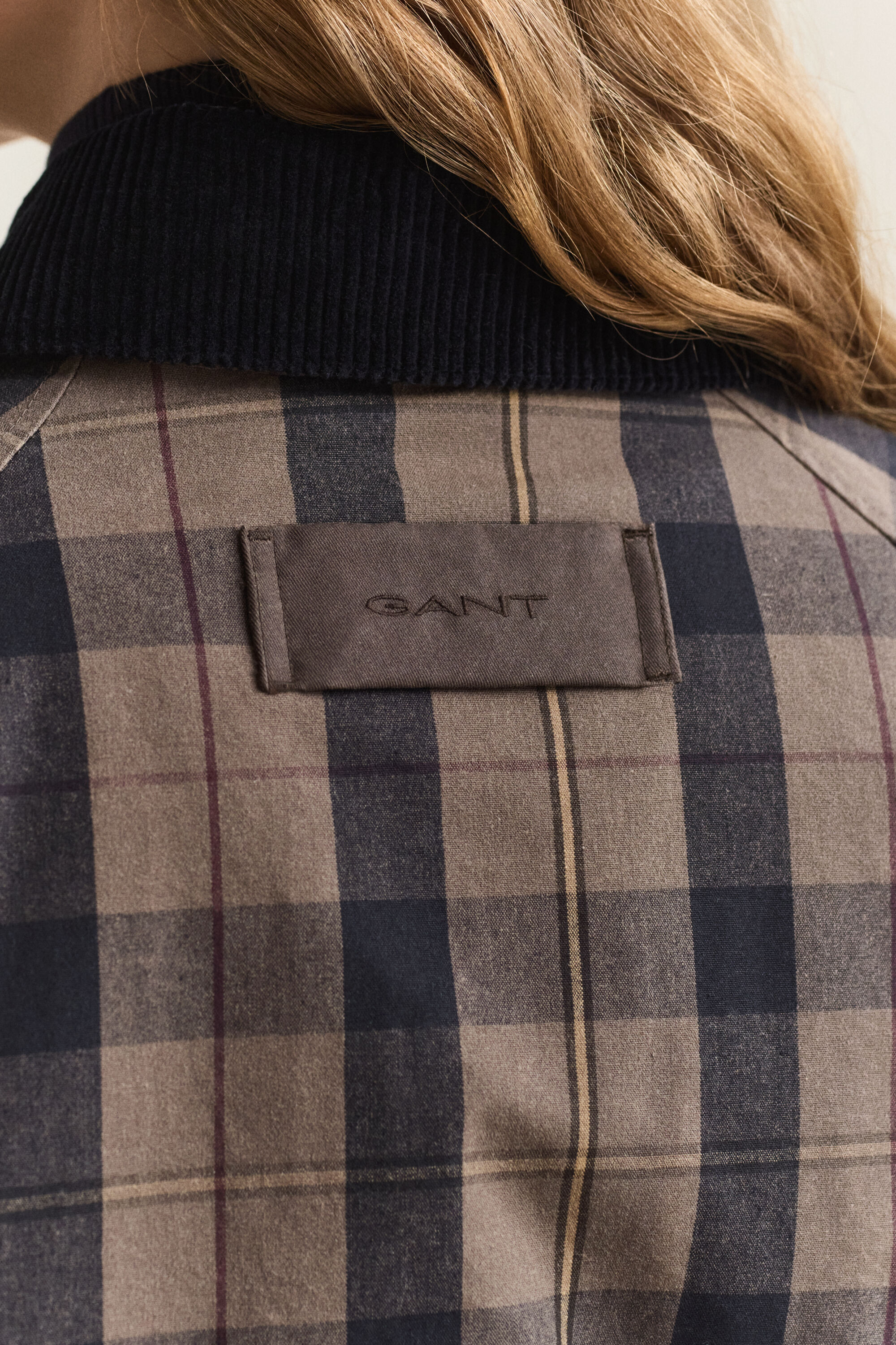 Check Waxed Jacket