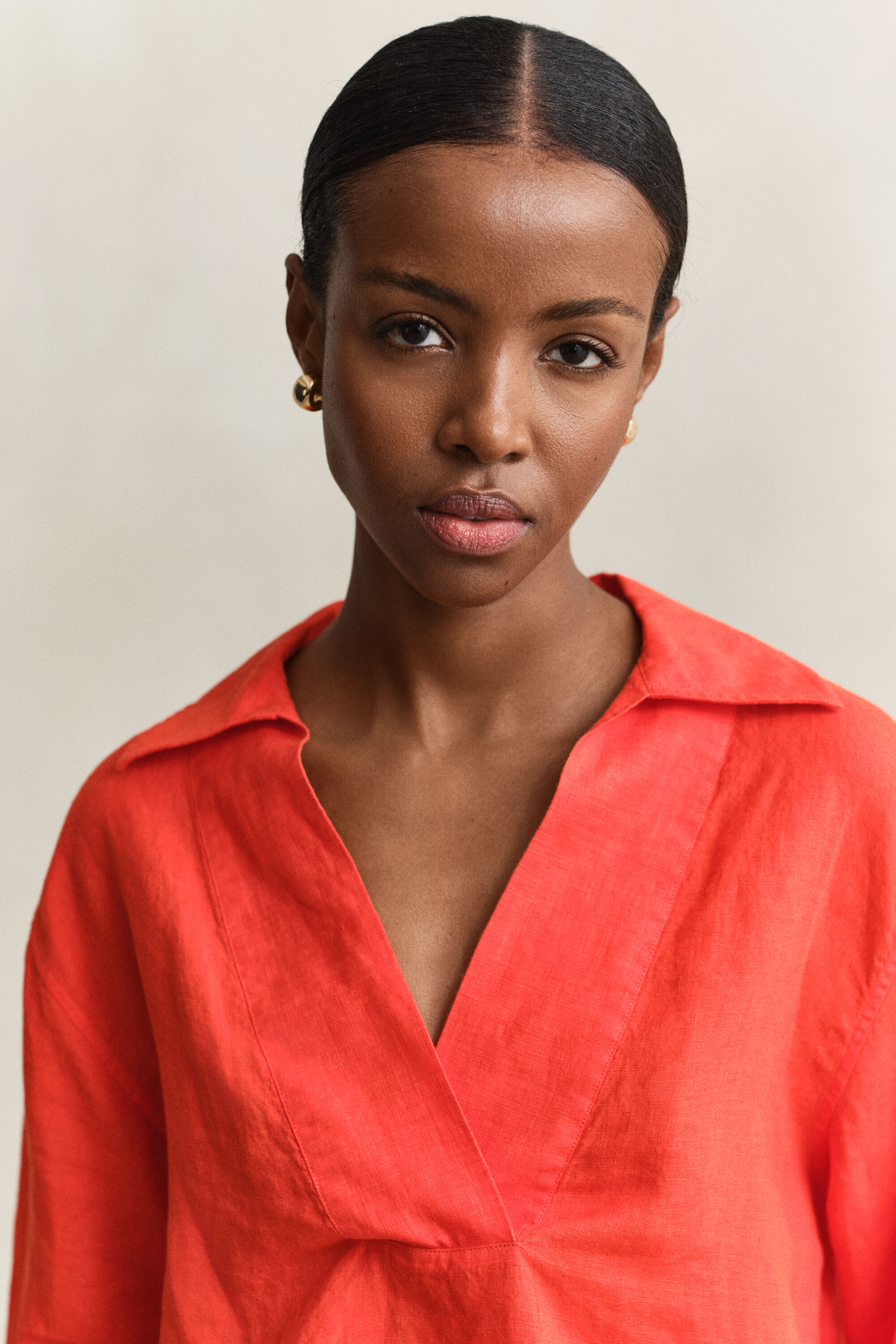 Camicia in lino Popover