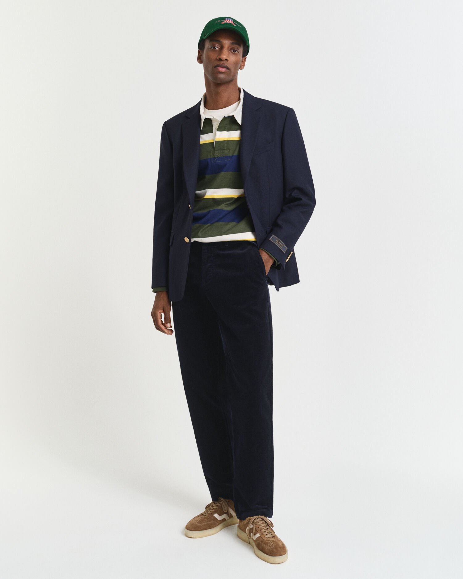 Regular Fit Cord-Chinohose