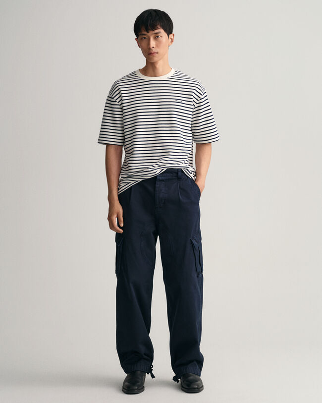 Gestreiftes Heavy T-Shirt