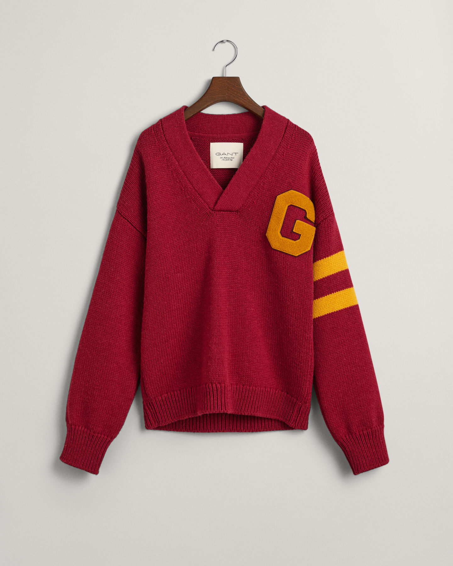 Letterman V-Neck Pullover