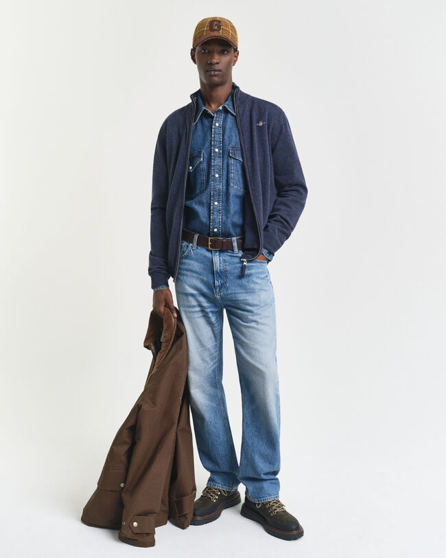 Superfine Lambswool Strickjacke