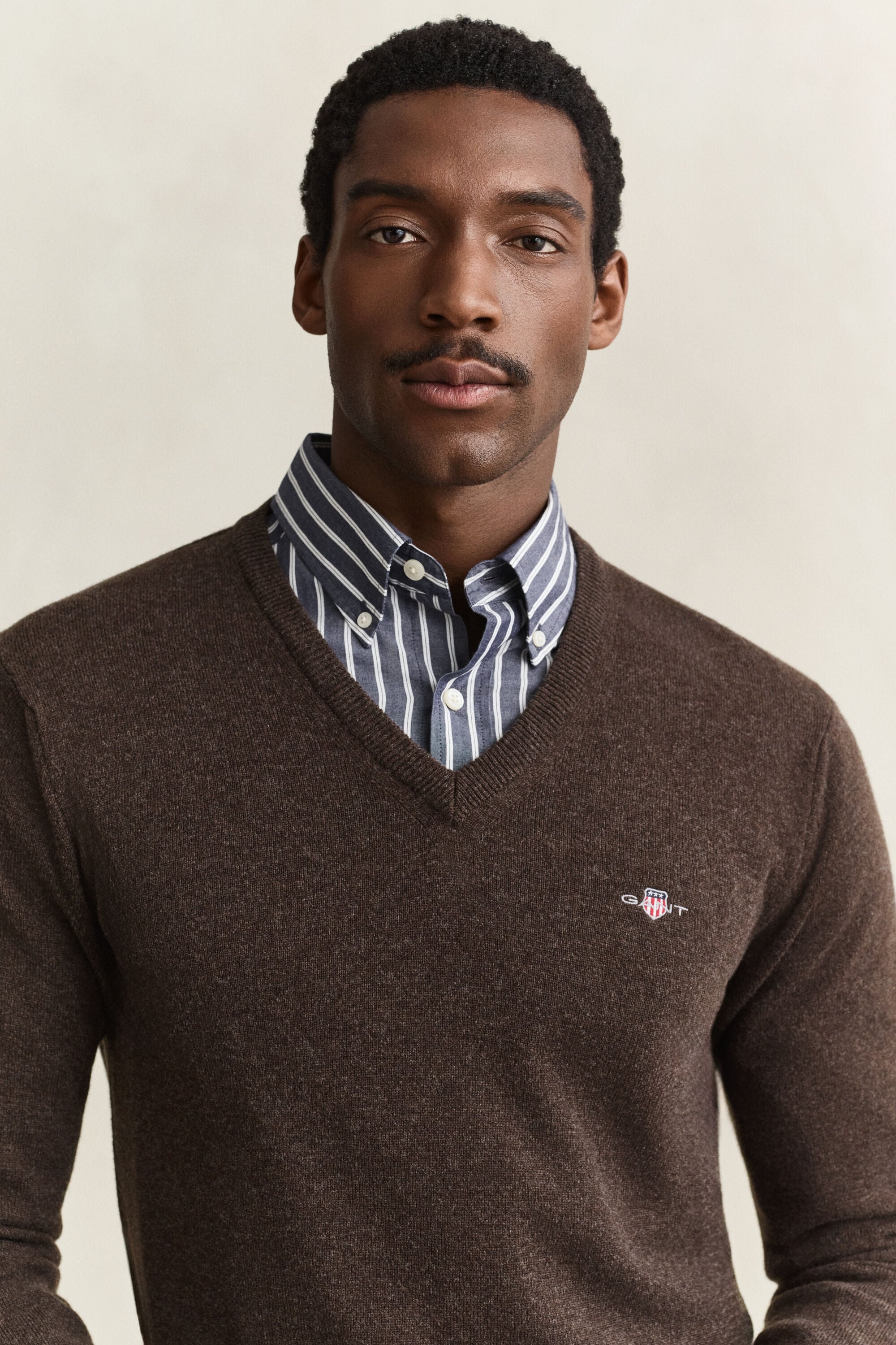 V-Neck Pullover aus Lambswool