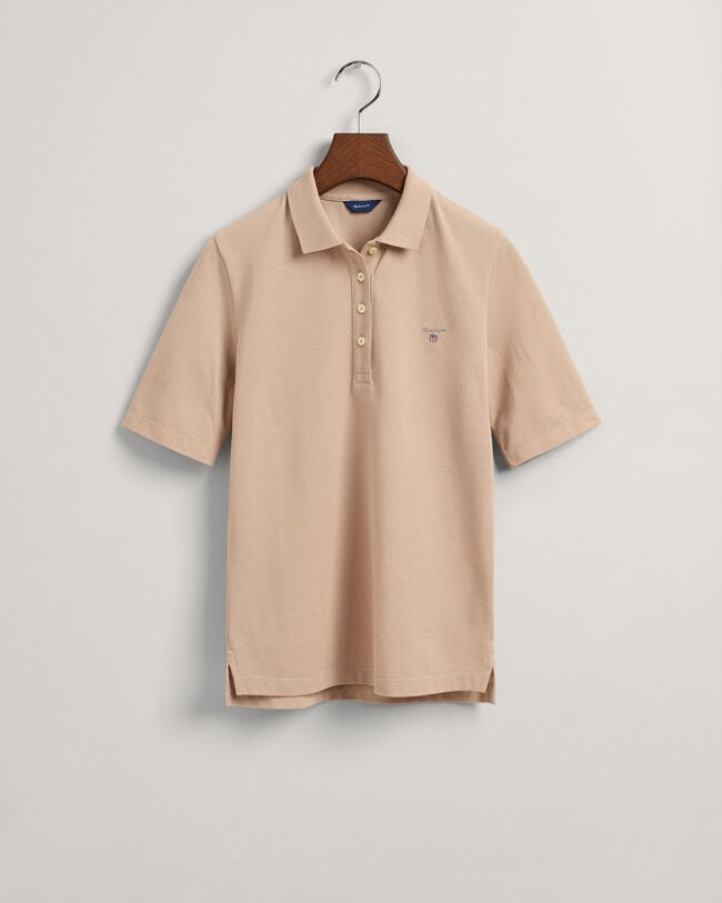 Original Piqué Poloshirt mit längerem Arm