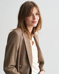 Regular Fit Club Blazer mit Karomuster