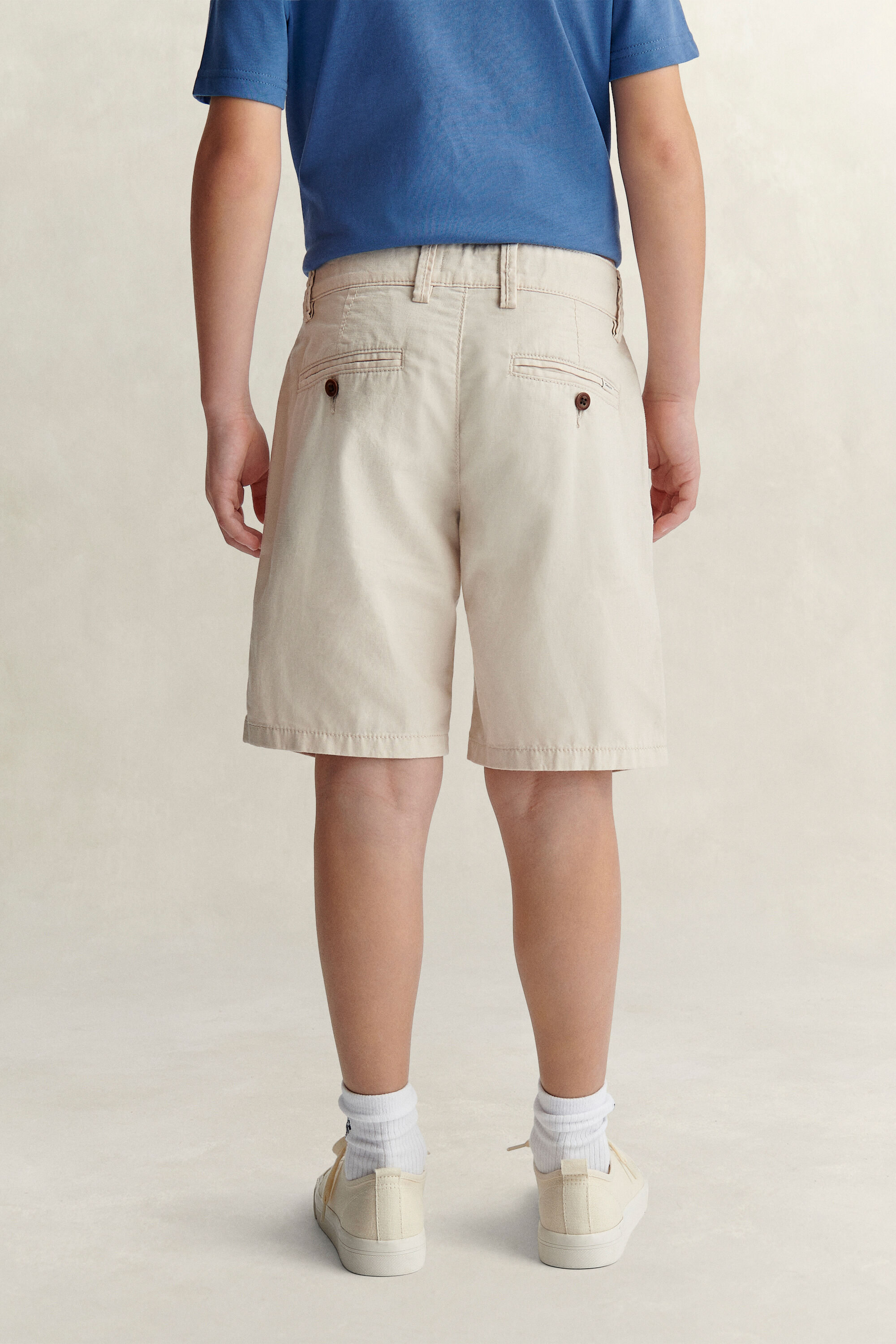Short en lin mélangé Ado Garçon