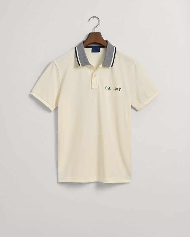 Sail Graphic Piqu&eacute; Poloshirt
