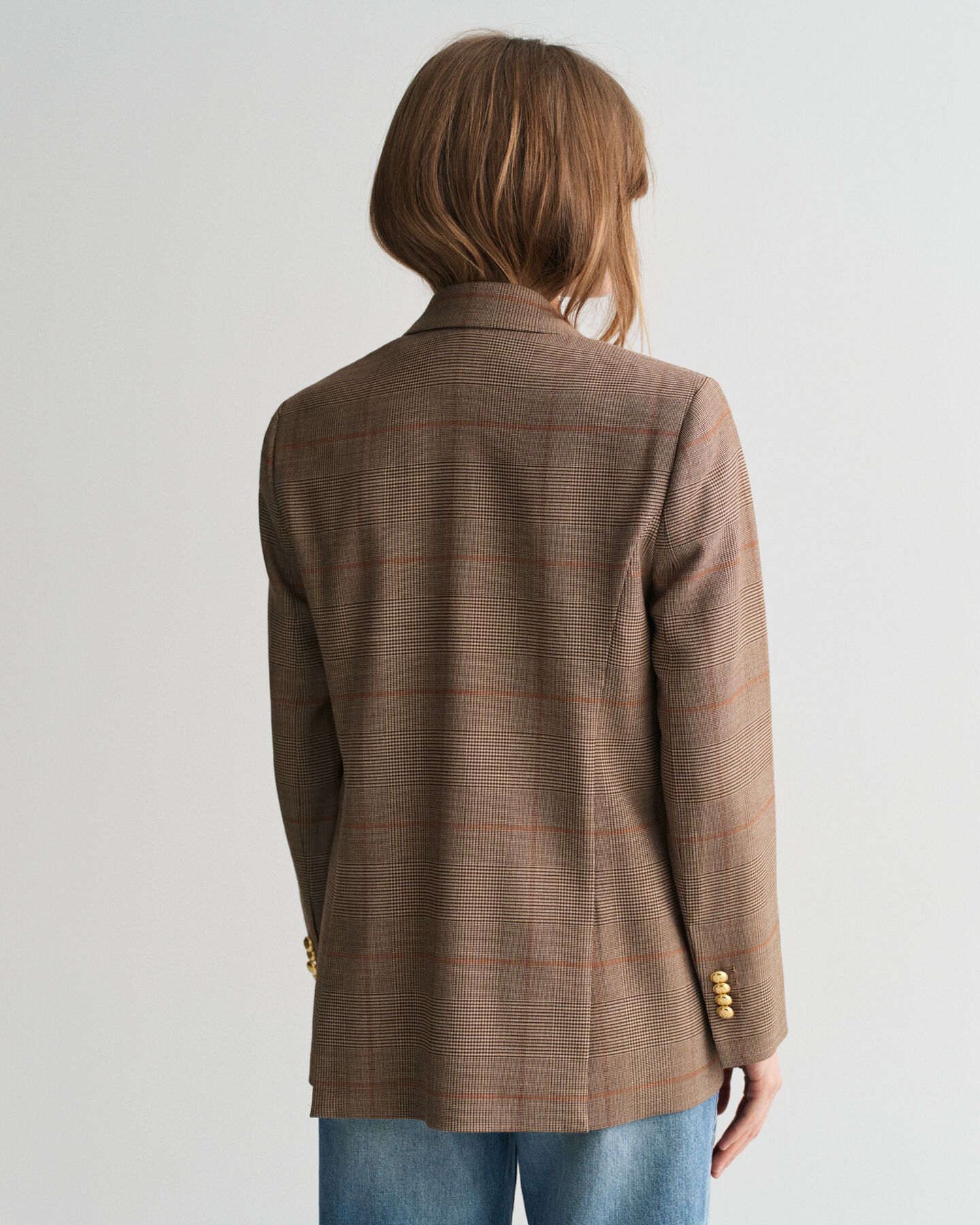 Regular Fit Club Blazer mit Karomuster