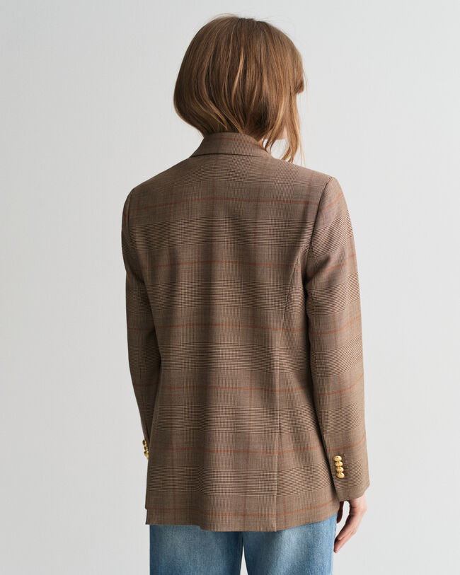 Regular Fit Club Blazer mit Karomuster