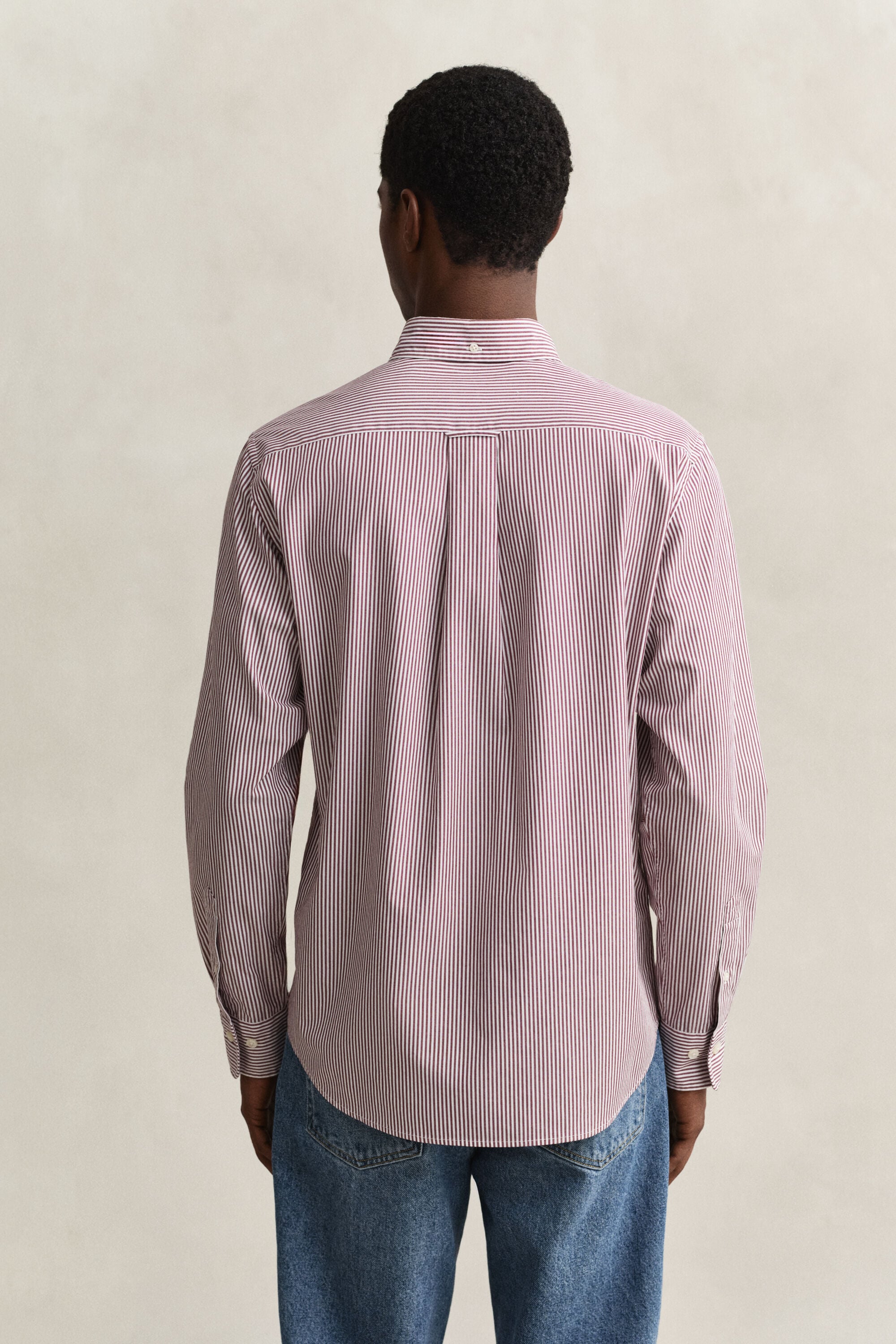 Banker Stripe Classic Popeline Hemd