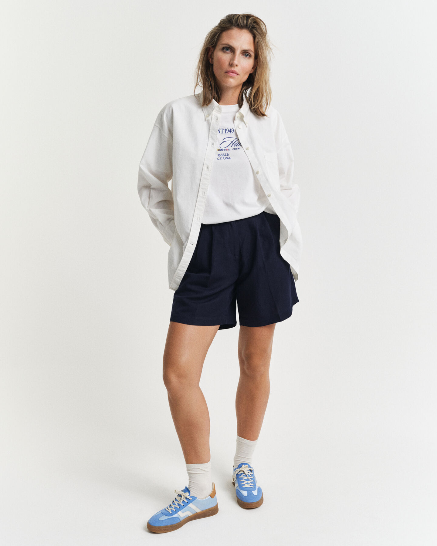 Formelle Leinen Shorts